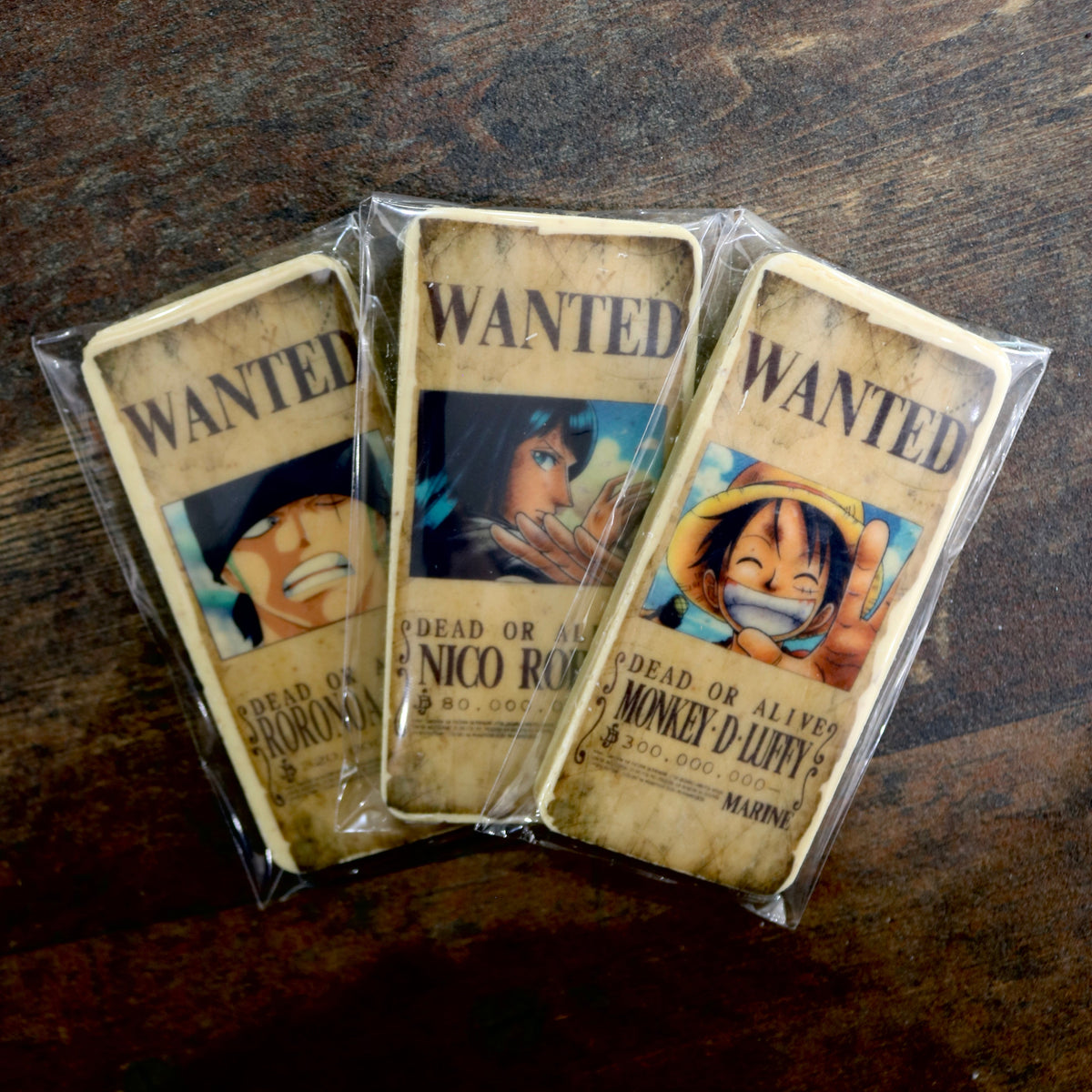 One piece Wanted Poster Chocolate Bar