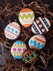 Easter Egg Chocolate Covered Cookie