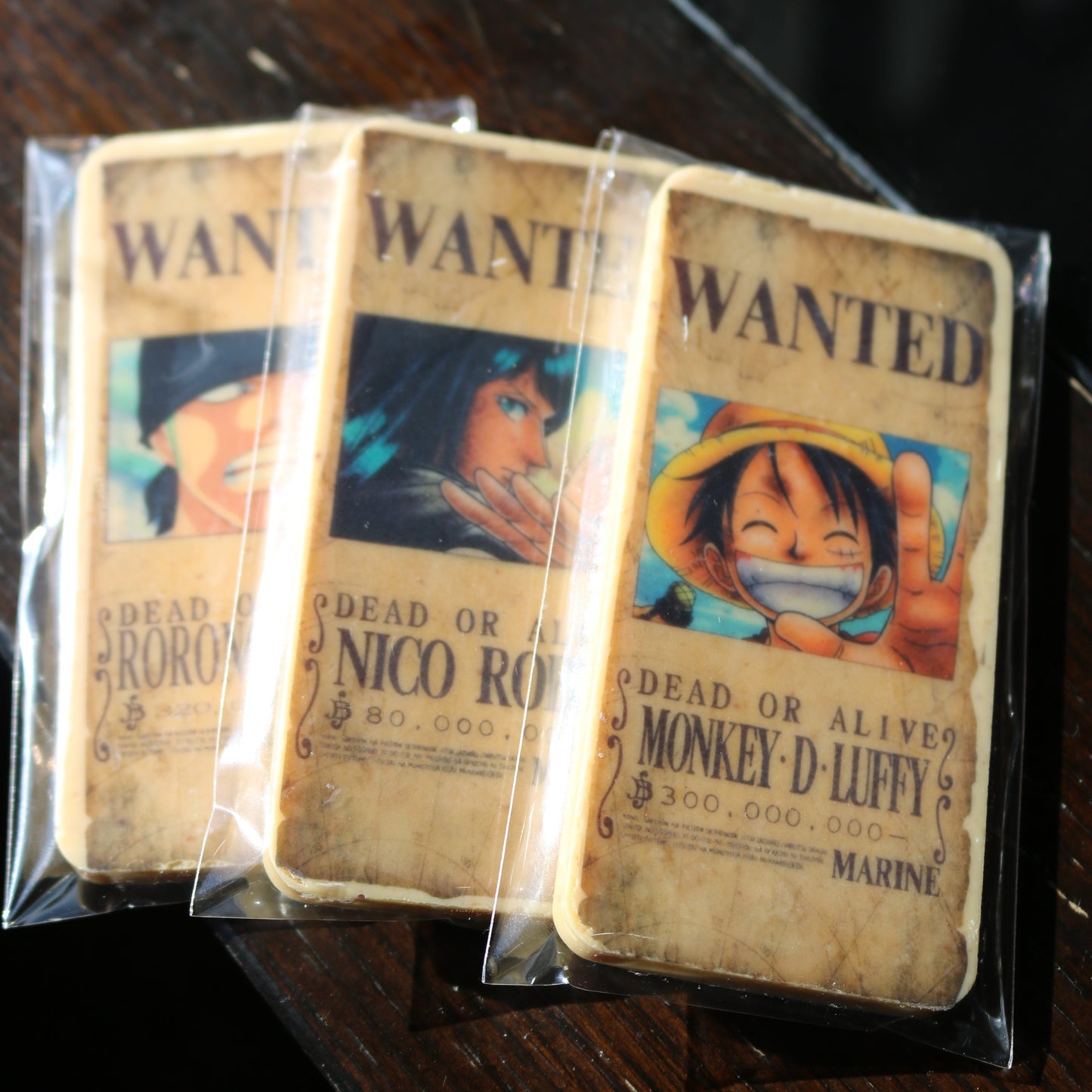 One piece Wanted Poster Chocolate Bar