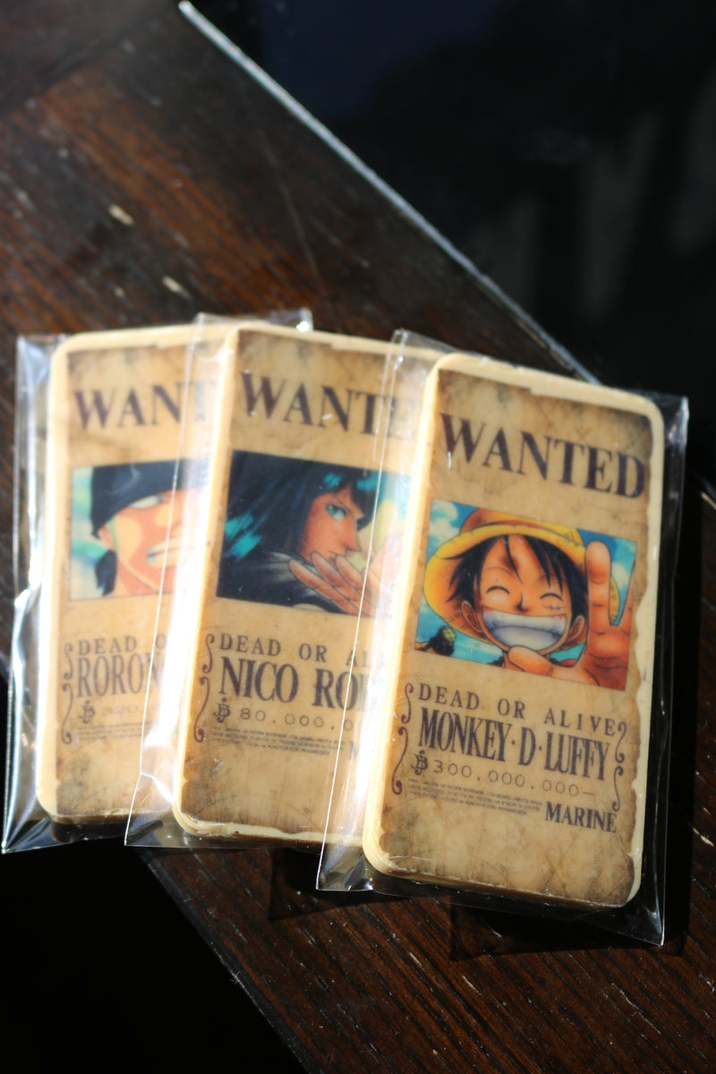 One piece Wanted Poster Chocolate Bar