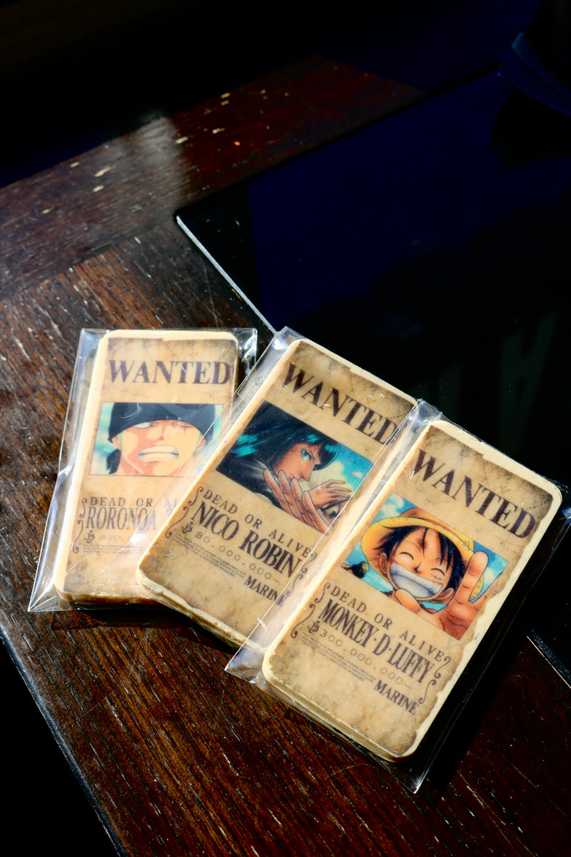 One piece Wanted Poster Chocolate Bar