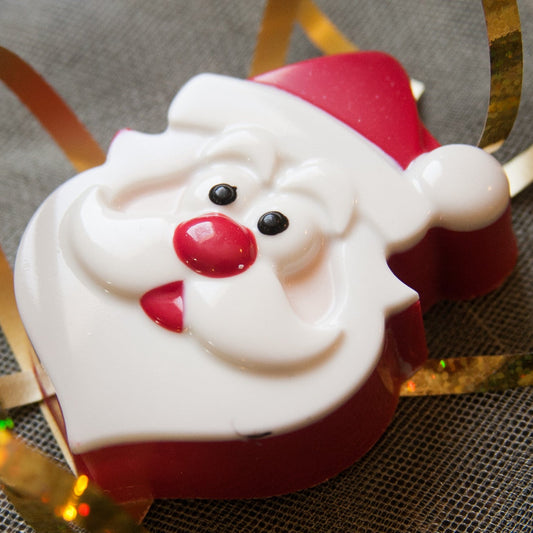 Santa chocolate covered cookie